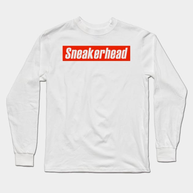 Sneakerhead Red Bar Sneakerhead Long Sleeve T Shirt TeePublic